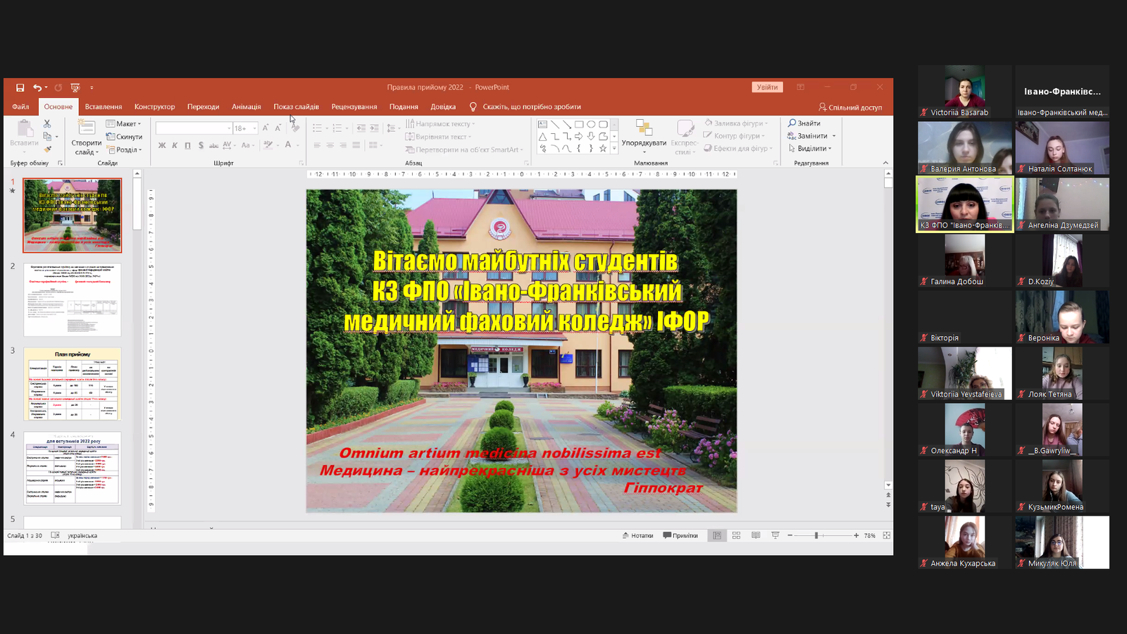 День відкритих дверей - для майбутніх абітурієнтів