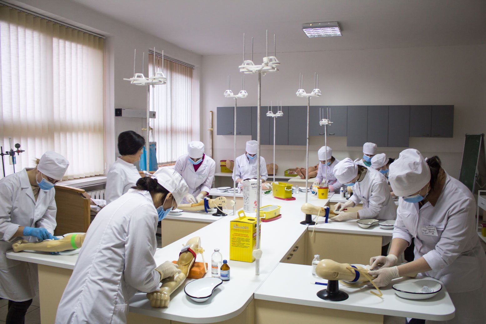 Відпрацювання практичних навиків – у тренажерному кабінеті