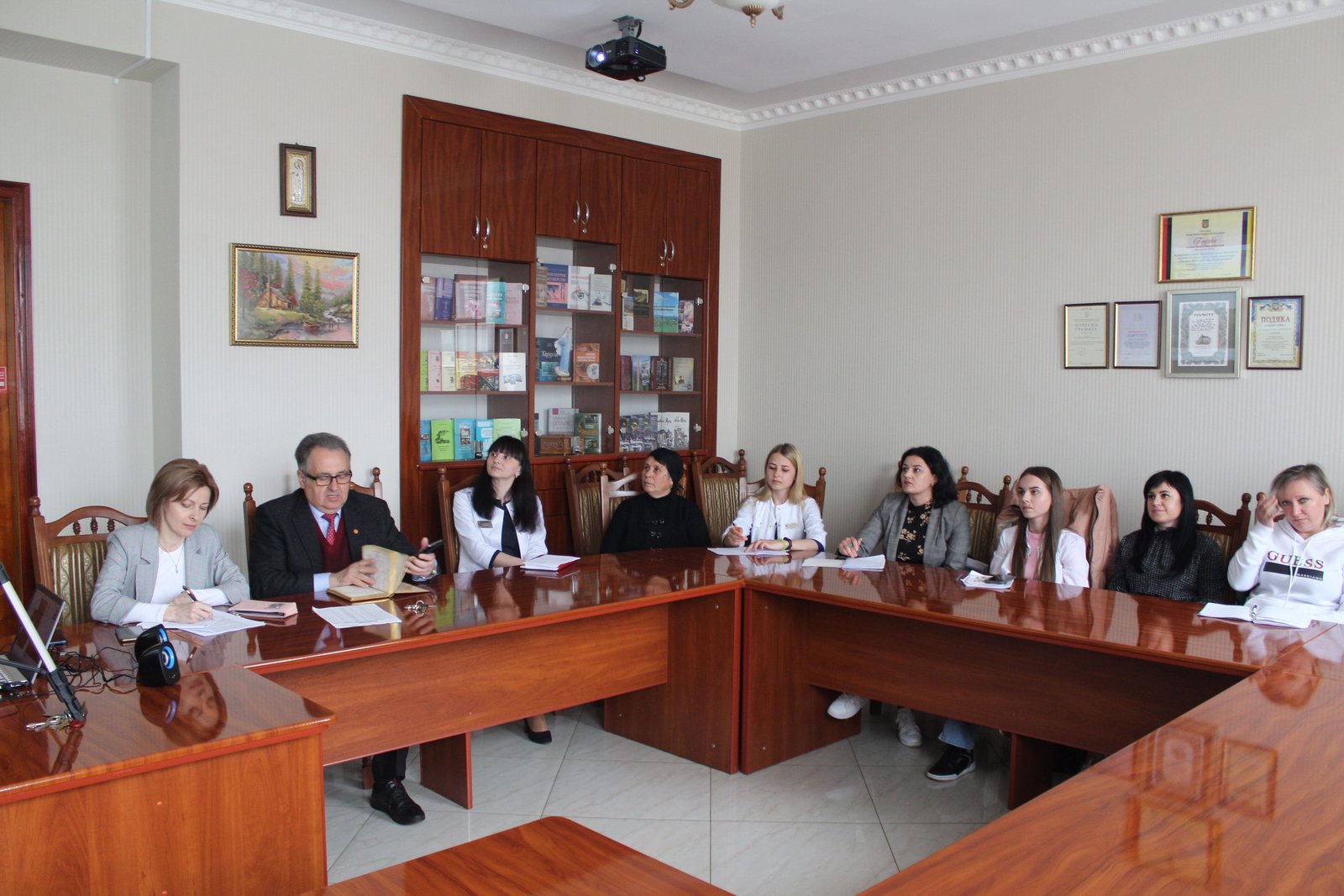 Зустріч із третьокурсницями перед практикою в Німеччині